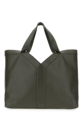Mud leather oversize shopping bag -  | Wise