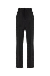 Embroidered wool blend pants -  | Wise