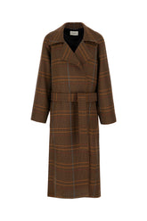 Embroidered wool coat -  | Wise