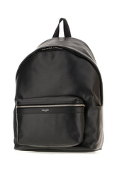 Black leather City backpack -  | Wise