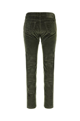 Pantalone in velluto a coste verde scuro -  | Wise