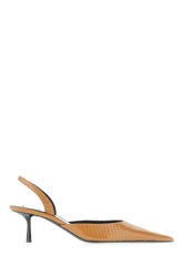 Camel leather pumps -  | Wise
