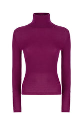 Purple wool blend sweater -  | Wise