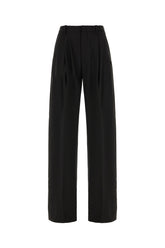 Black stretch wool blend 4 Moncler Edward Enninful pants -  | Wise