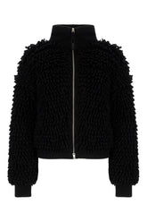 Black wool blend 4 Moncler Edward Enninful down jacket -  | Wise