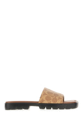 Printed synthetic leather slippers -  | Wise