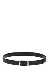 Black leather reversible belt -  | Wise
