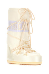 Ivory nylon Icon boots -  | Wise