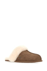 Camel suede Scuffette II slippers -  | Wise