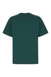 T-shirt in cotone verde bottiglia -  | Wise
