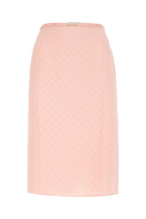 Pink silk skirt -  | Wise