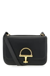 Black leather small Siena crossbody bag -  | Wise