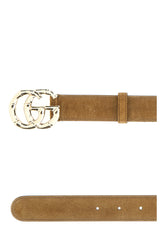 Camel suede belt -  | Wise