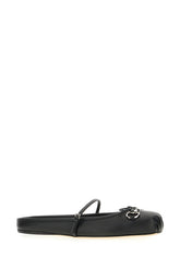 Slippers in pelle nera -  | Wise