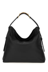 Black leather shoulder bag -  | Wise