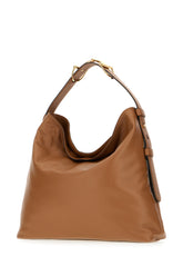 Brown leather shoulder bag -  | Wise