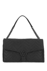 Black nappa leather shoulder bag -  | Wise