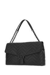 Black nappa leather shoulder bag -  | Wise
