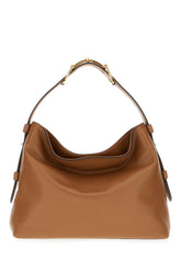 Brown leather shoulder bag -  | Wise