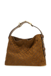 Brown suede handbag -  | Wise