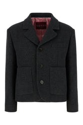 Slate wool blazer -  | Wise
