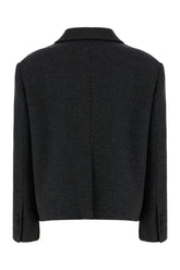 Slate wool blazer -  | Wise