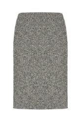 Multicolor stretch cotton blend skirt -  | Wise