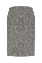 Multicolor stretch cotton blend skirt -  | Wise