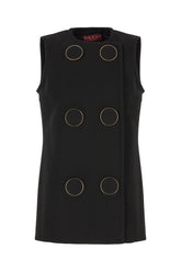 Black wool vest -  | Wise
