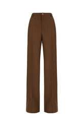 Brown polyester pants -  | Wise