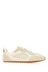 Sneakers sabbia in pelle scamosciata e rete -  | Wise