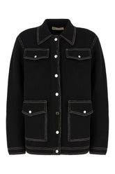 Black wool cardigan -  | Wise