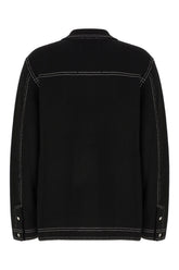 Black wool cardigan -  | Wise