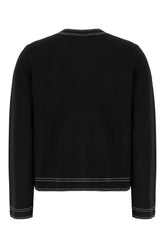 Black wool cardigan -  | Wise