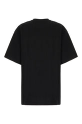 T-shirt oversize in cotone nero -  | Wise