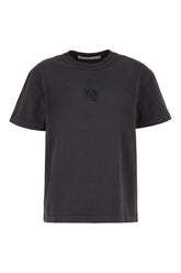 T-shirt in cotone antracite -  | Wise