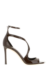 Chocolate leather Azia sandals -  | Wise