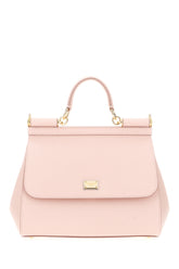 Pink leather large Sicily handbag -  | Wise