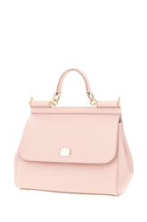 Pink leather large Sicily handbag -  | Wise