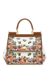 Embroidered fabric medium Sicily handbag -  | Wise