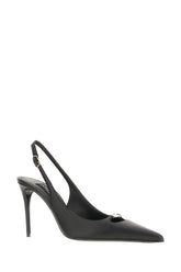 Black nappa leather pumps -  | Wise