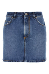 Denim mini skirt -  | Wise
