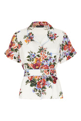 Blusa in seta stampata -  | Wise