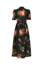 Printed cotton shirt dress -  | Wise