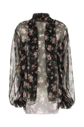 Blusa in seta stampata -  | Wise
