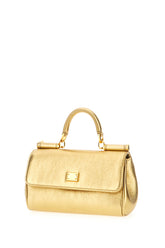 Golden leather My Sicily handbag -  | Wise