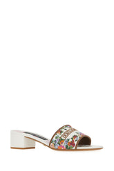 Multicolor canvas sandals -  | Wise