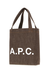 Brown denim shoulder bag -  | Wise