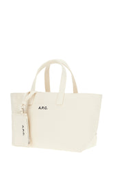 Ivory canvas Le Drummer handbag -  | Wise