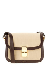 Canvas and leather small Grace crossbody bag -  | Wise
